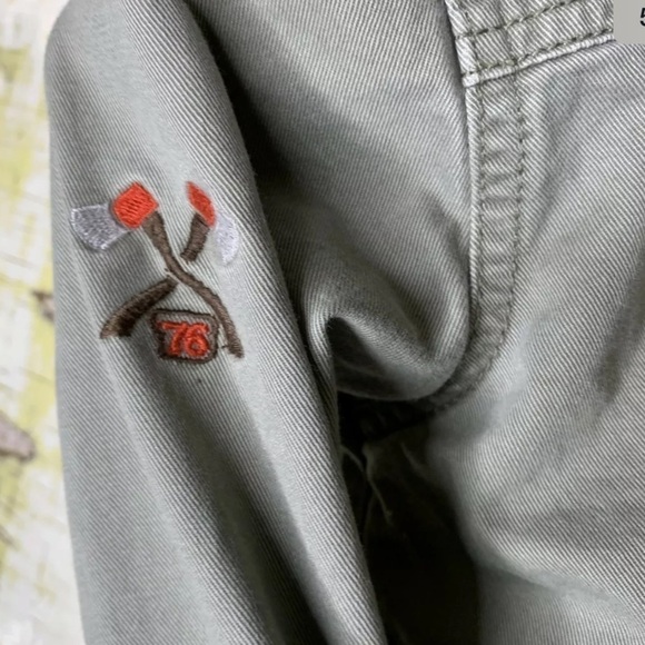 Old Navy Boys Jacket Size 4t Green Army Bomber - Picture 4 of 6